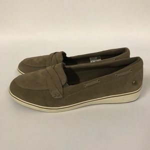Grasshoppers Slip Ons / Brown / Size 8